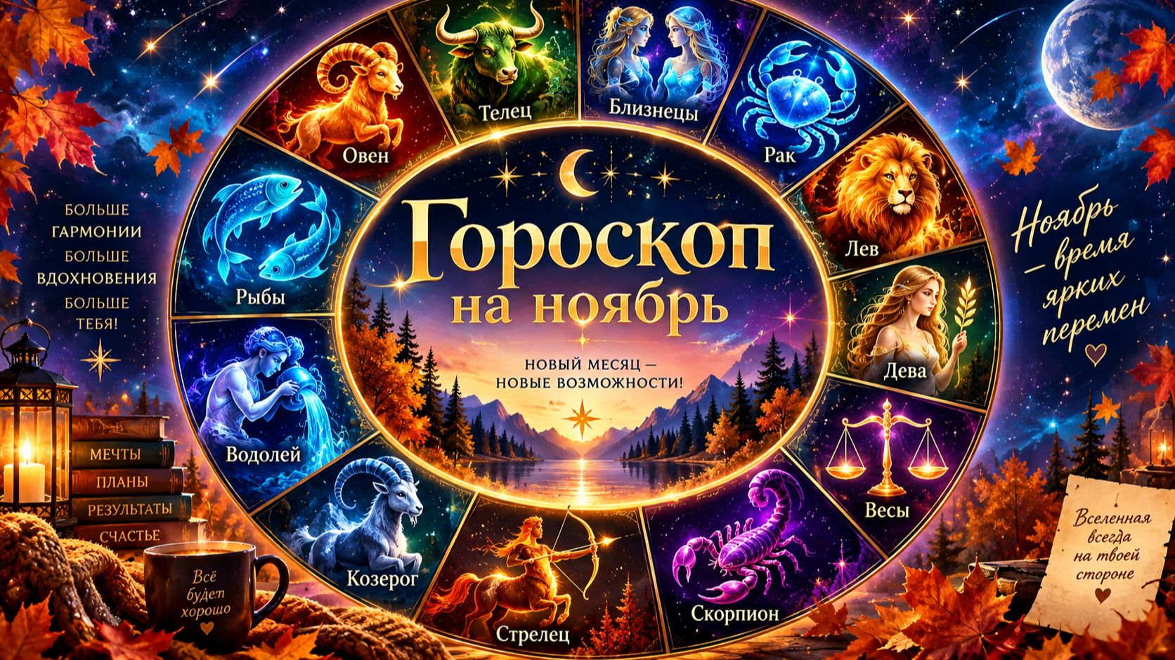 ГОРОСКОП 💫 Тельцы  на Ноябрь