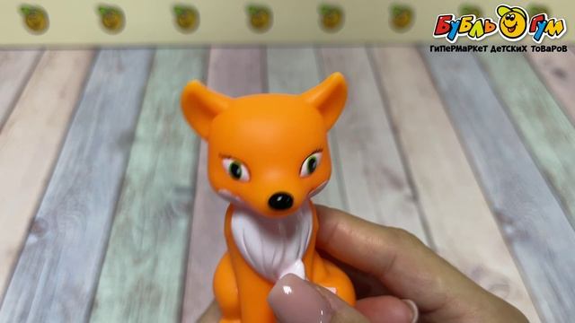 Игрушка для ванны Капитошка Лиса 1шт - видео