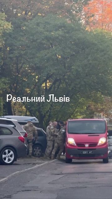 ТЦКашники во Львове оскорбили женщину, которая снимала жёсткую мобилизацию