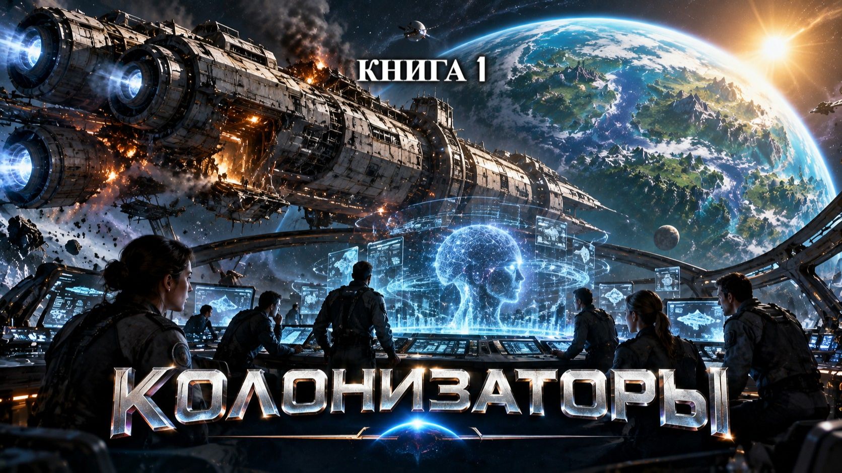 КОЛОНИЗАТОРЫ | КНИГА 1 (ПОЛНАЯ) | КОСМОС | ФАНТАСТИКА | ПРИКЛЮЧЕНИЯ #космос #аудиокнига