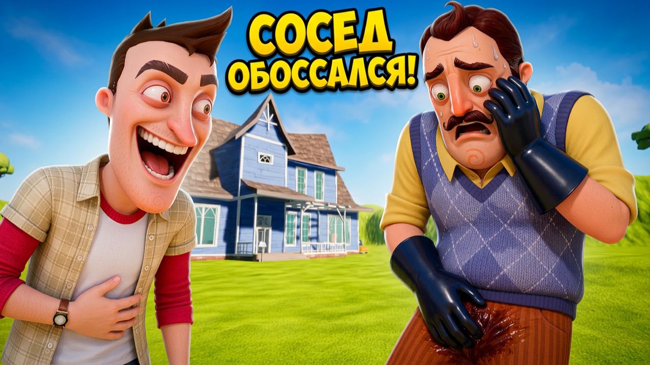 ПРИВЕТ СОСЕД ОБОССАЛСЯ!ИГРА HELLO NEIGHBOR MOD NEIGHBOR TAYNA ПРОХОЖДЕНИЕ!
