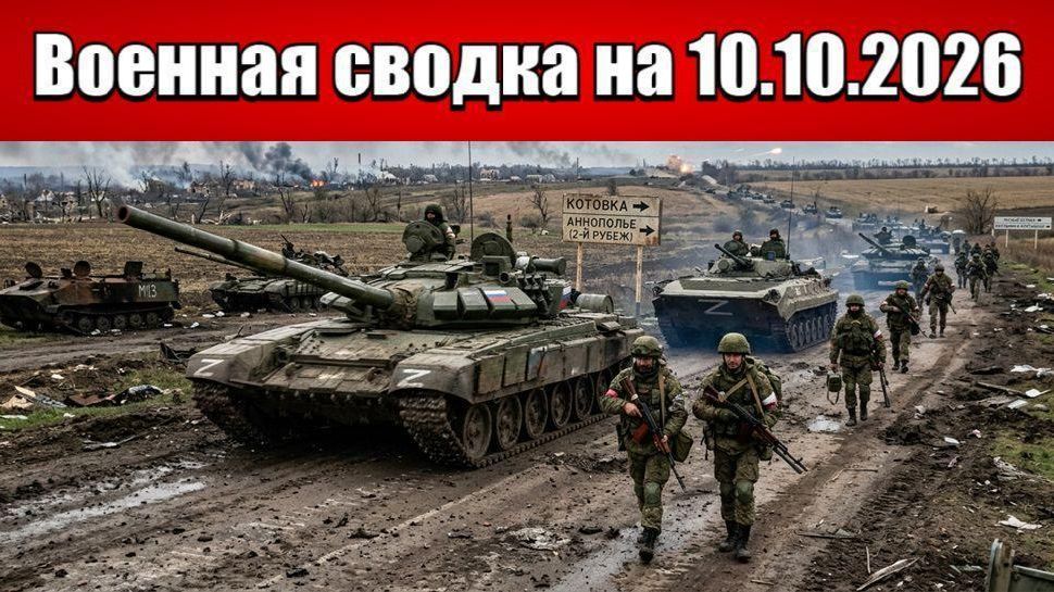 «ХАРЬКОВСКИЙ КОТЁЛ СЖИМАЕТСЯ: ВС РФ громят второй рубеж обороны ВСУ!»: Военная сводка на 10.10.2026