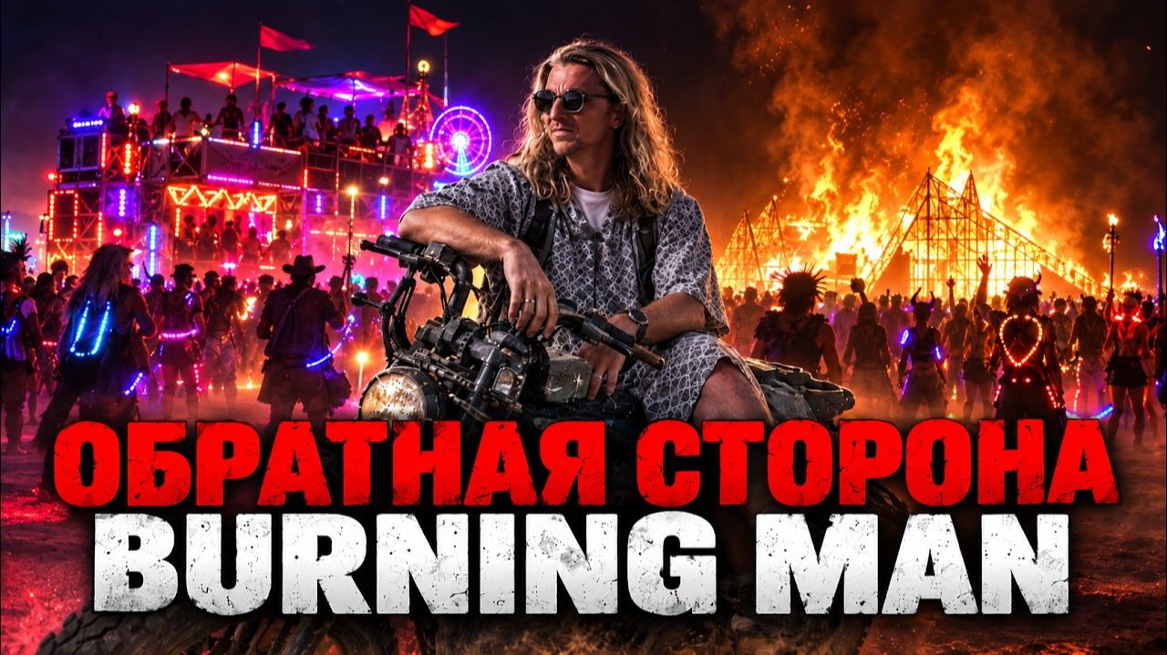 Burning Man ночью： что вам не покажут ни в одном фильме？