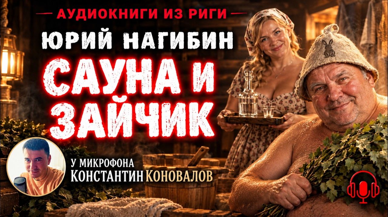 Срез советской эпохи 80-х. Юрий Нагибин — Сауна и зайчик. Аудиокнига. Читает Константин Коновалов.