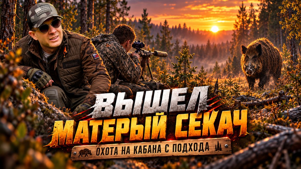 150 кг! Охота на матерого секача. Трофейный кабан. Трудовая охота. Охота на кабана.