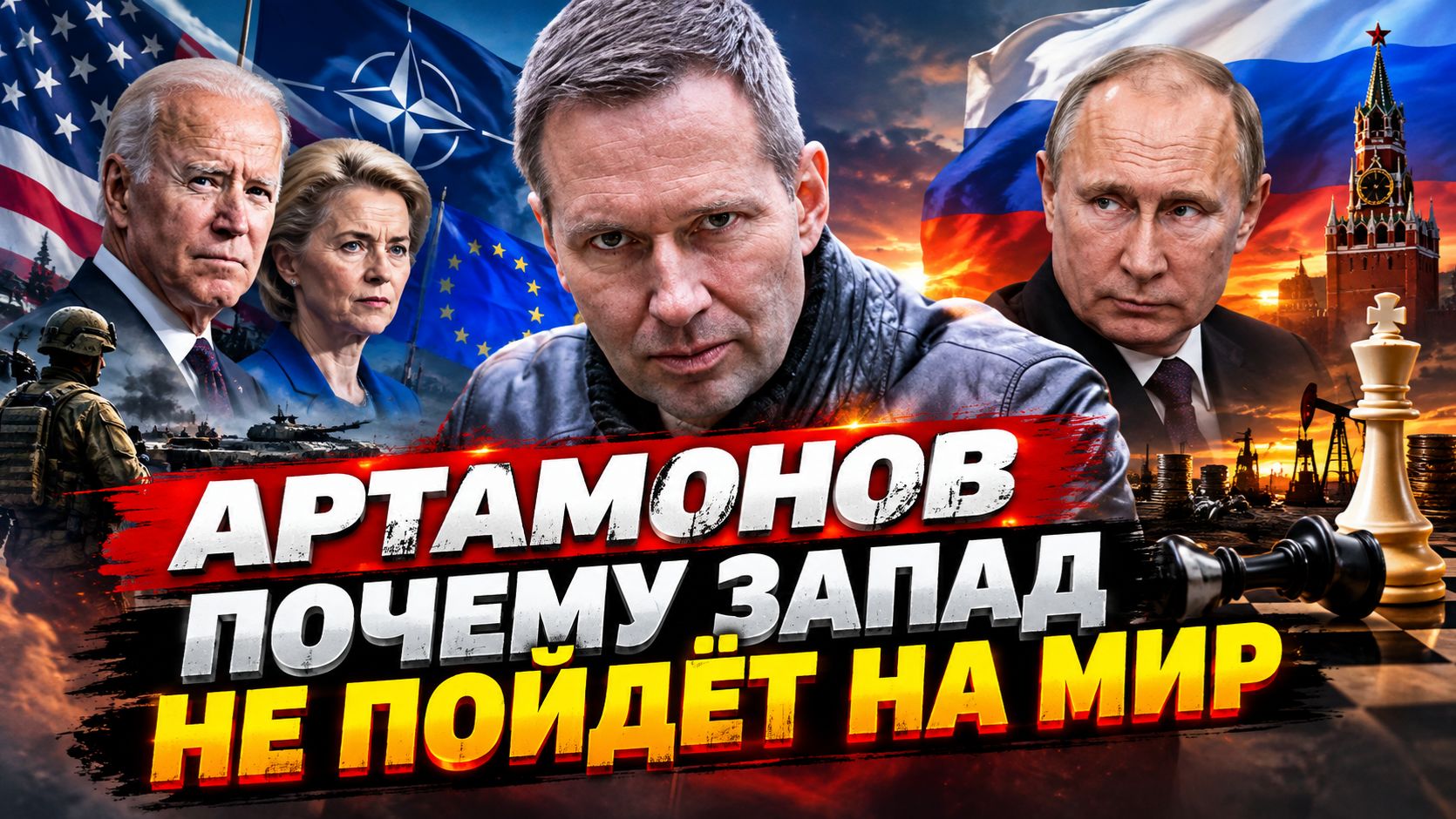 Александр Артамонов - ПОЧЕМУ ЗАПАД НЕ ПОЙДЁТ НА МИР