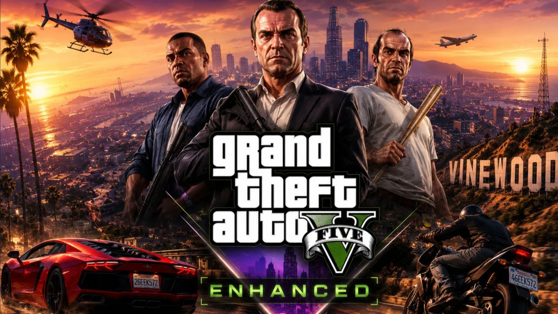 Стрим Grand Theft Auto V Enhanced