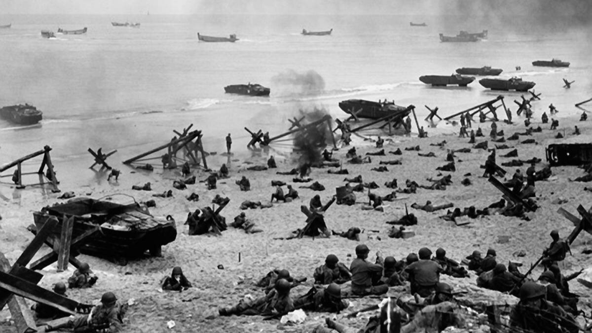 Сектор пляж Джуно 1944 год