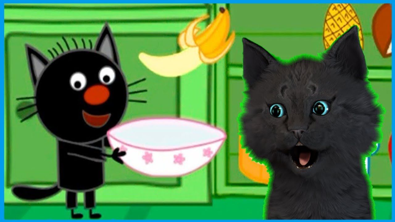 Три Кота Супер кот ГОТОВИМ РАЗНЫЕ БЛЮДА 🐱 Три Кота Готовим еду! Развивающие игры для Детей