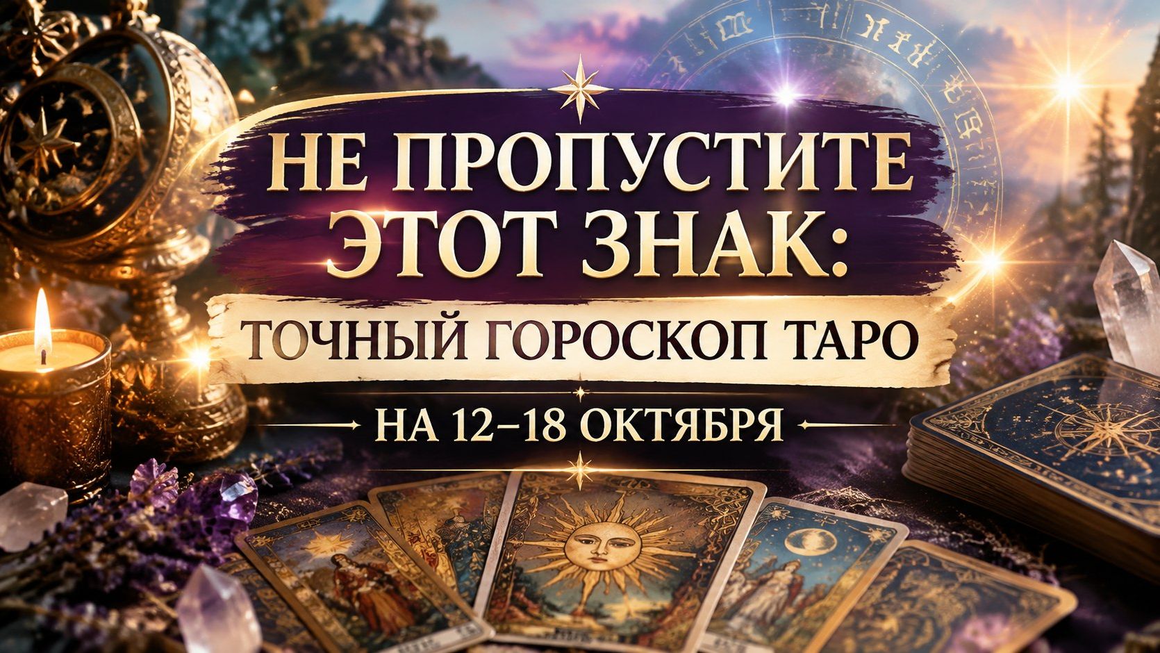 Не пропустите этот знак_ точный гороскоп Таро на 12–18 октября