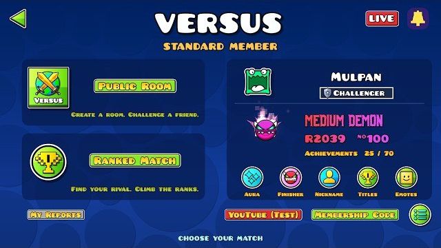 Versus mode | Geometry dash 2.2 Режим «Противостояние» | Geometry Dash 2.2