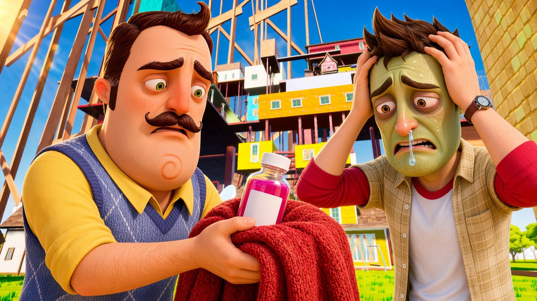 ПРИВЕТ СОСЕД Я ЗАБОЛЕЛ!ИГРА HELLO NEIGHBOR MOD Gabriel Quest Remastered ПРОХОЖДЕНИЕ!