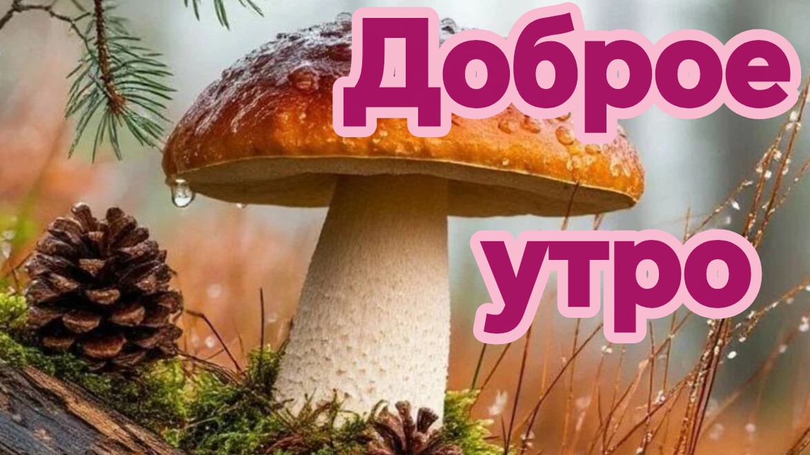 Доброе осеннее утро воскресенья . Шикарная музыкальная открытка.