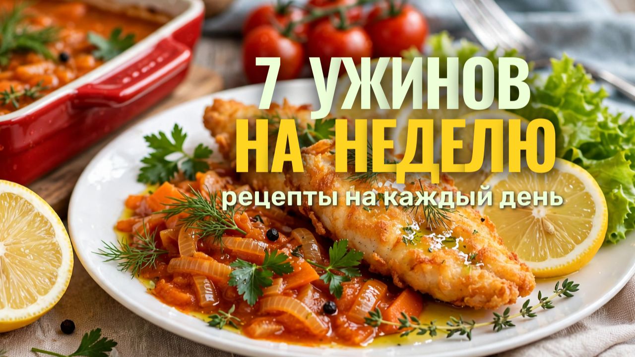 📌 7 идей для ужинов: экономим время и радуем семью