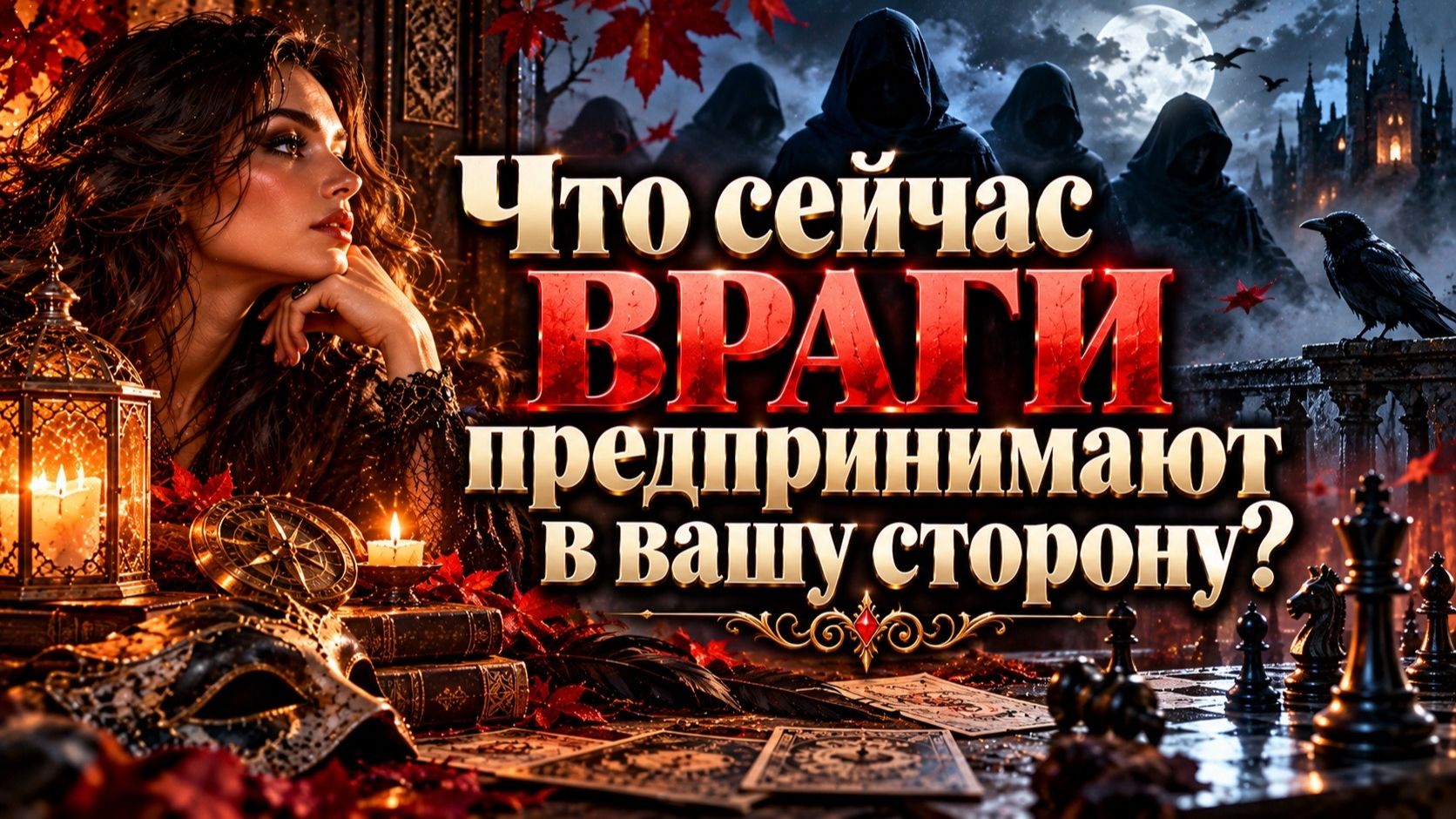 Что сейчас ВРАГИ предпринимают в вашу сторону? Гадание пасьянс Tarot Reading