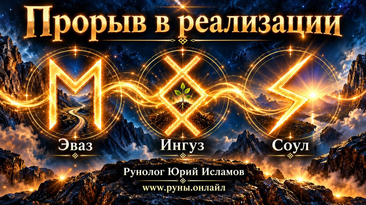 Прорыв в реализации. Руны для запуска изменений и выхода в полноценную реализацию своего потенциала.