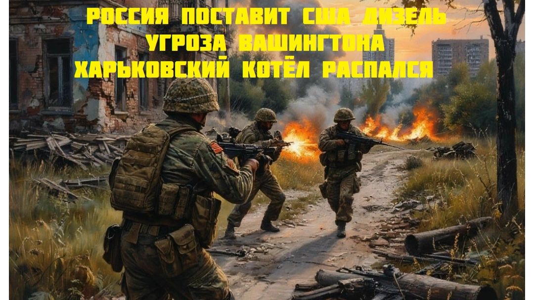 Новости СВО Сегодня- Россия поставит США Дизель Угроза Вашингтона  Харьковский котёл распался