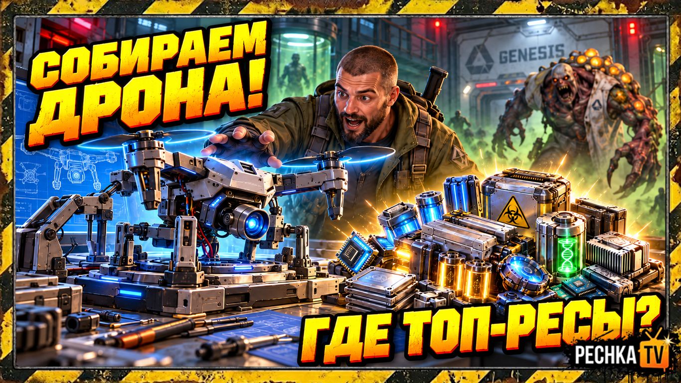 НАЧИНАЕМ СОБИРАТЬ ДРОНА! ГДЕ БРАТЬ ТОП-РЕСУРСЫ В LDOE | Pechka TV
