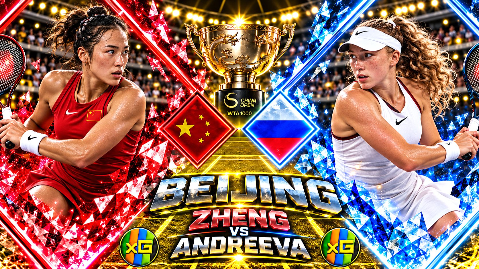 Чжэн - Андреева | ФИНАЛ | WTA ПЕКИН | 11.10.2026 | Прямая трансляция | xG
