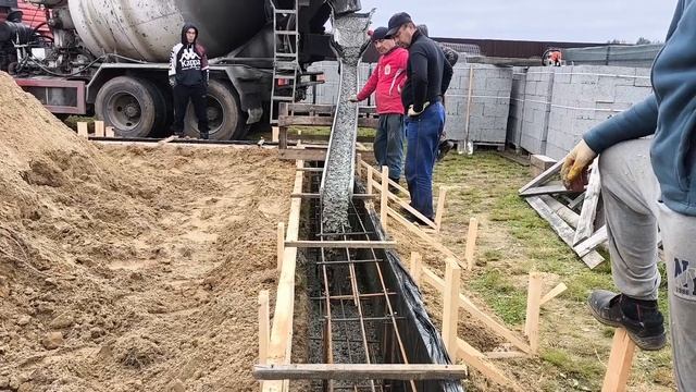 Залив Фундамента,очень сложный был день,Запомню на долго,Я это Сделала11-10-2026
