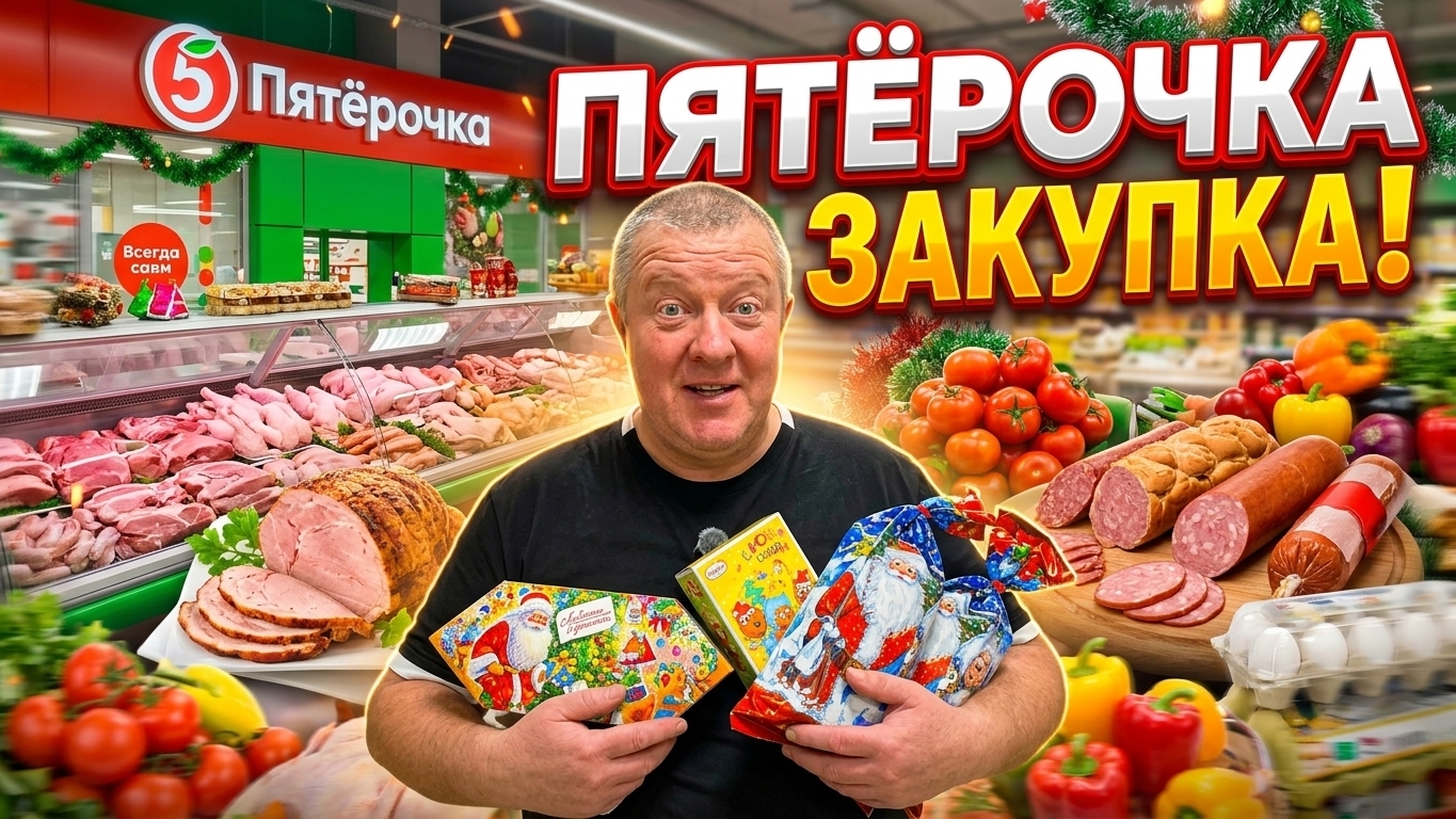 ПЯТЕРОЧКА🛒НОВОГОДНИЕ🎄не ожидали УВИДЕТЬ🤯НАБРАЛИ ТЕЛЕГУ🛒