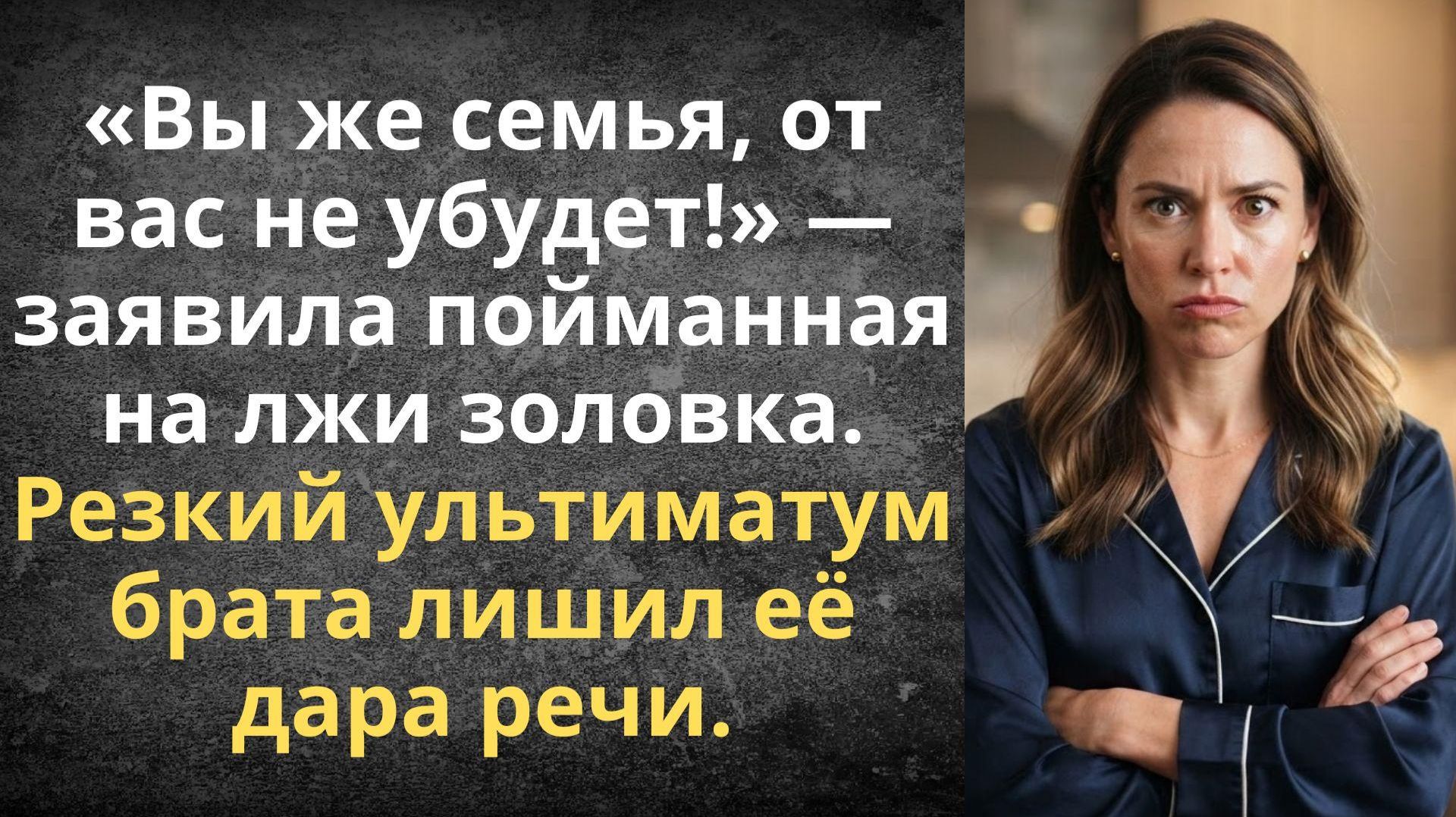 Роковая ошибка хитрой золовки | Истории из жизни