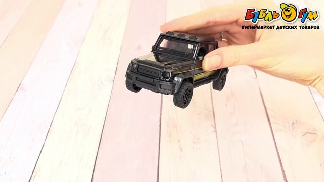 Машинка коллекционная LANSON TOYS Vroomix Пикап Ford Raptor металлическая инерционная со светозвуковыми эффектами с 3лет в ассортименте - видео