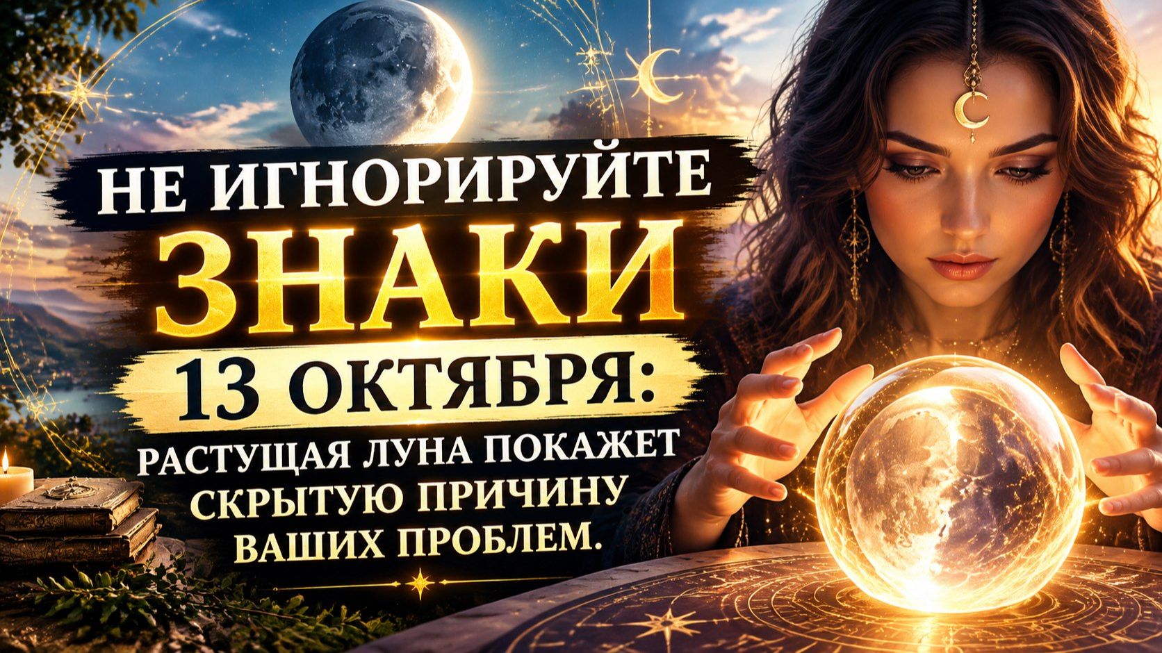 Не игнорируйте знаки 13 октября_ растущая Луна покажет скрытую причину ваших проблем.