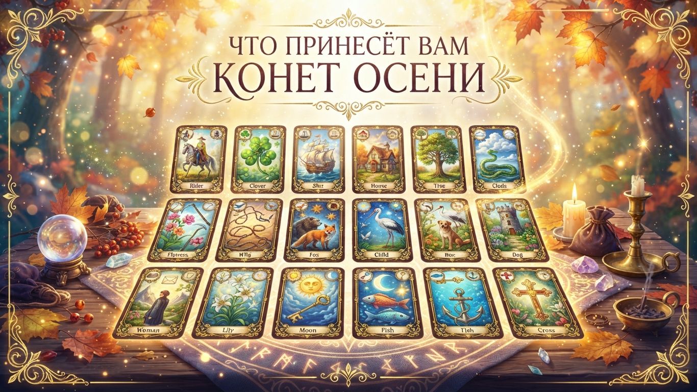 Что принесёт вам конец осени. Ленорман расклад