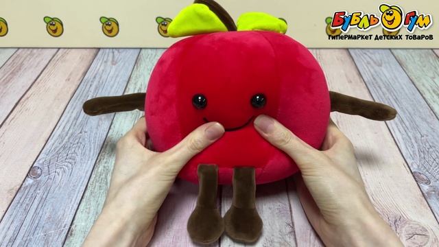  Игрушка-подушка мягкая Редиска сквиш Lanson Toys 25см - видео
