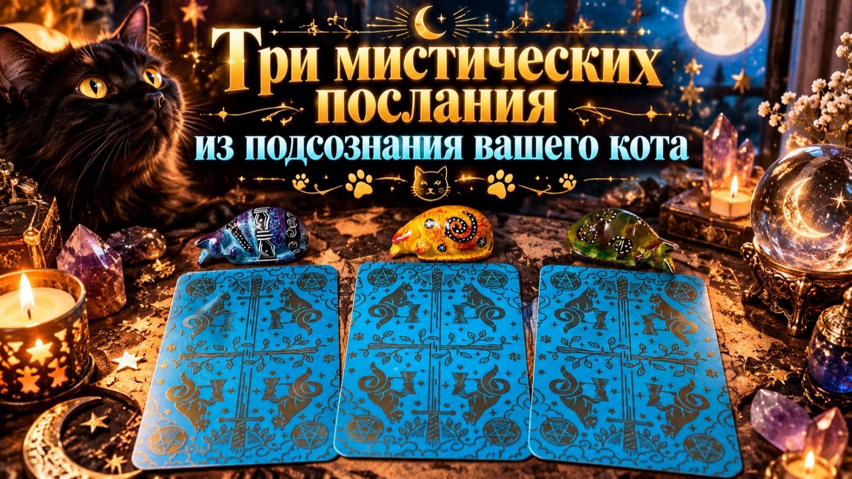 Три мистических послания из подсознания вашего кота Гадание на таро Расклад онлайн