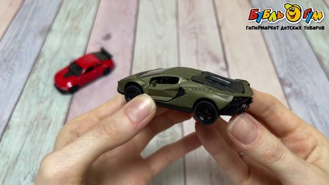 Набор машинок VROOMIX с инерционным механизмом и открывающимися элементами 4шт с 3лет - видео