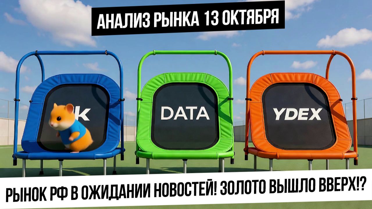 Анализ рынка 13 октября. Рынок ждет новостей! Шорт-сквизы еще впереди? Золото прорывается вверх?