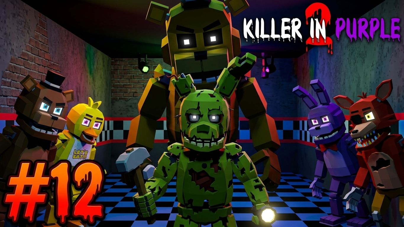 🔪СПРИНГТРАП ПОСТРОИЛ ПИЦЦЕРИЮ ФНАФ 1🔪Killer in Purple 2 #12