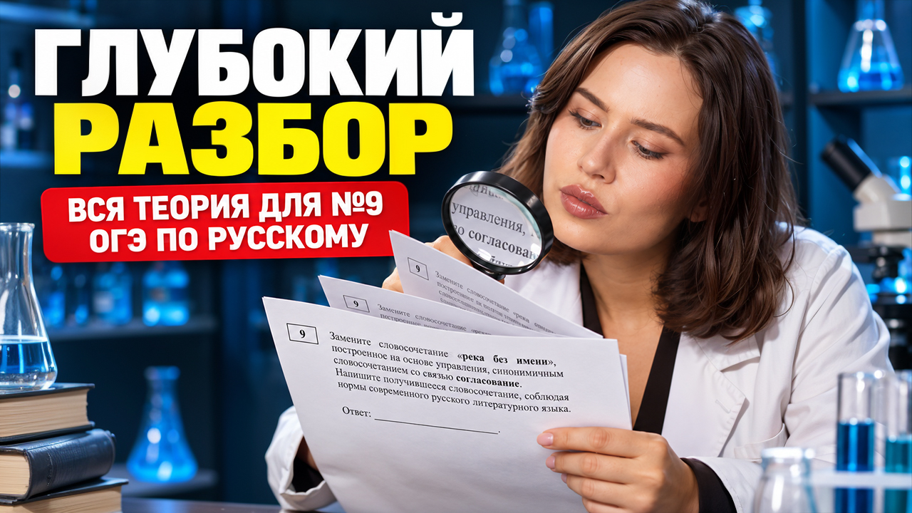 Задание 9 ОГЭ по русскому: ВСЯ ТЕОРИЯ в одном видео | Анастасия Гласная