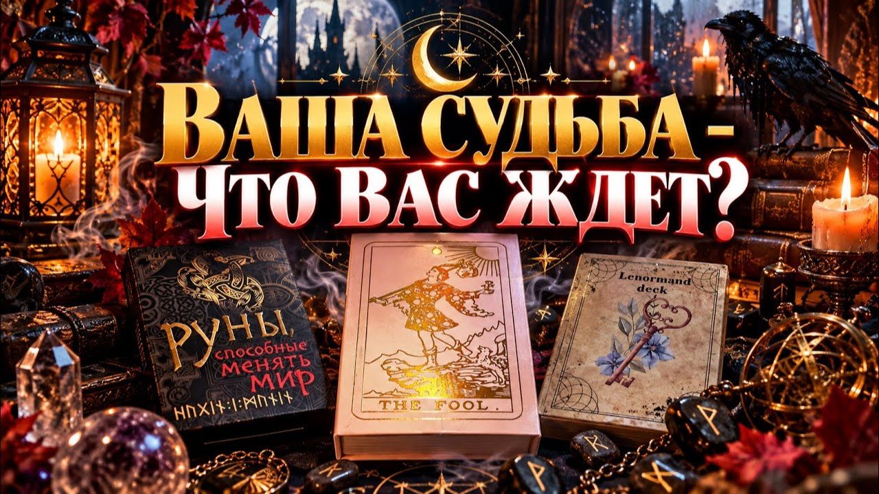 Ваша Судьба - Гадание на будущее и перемены в жизни - руны, таро и Ленорман