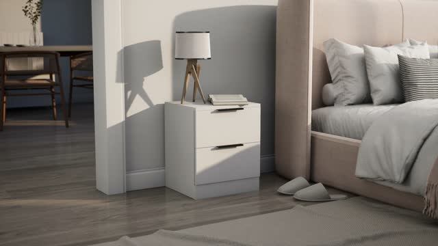 3D-анимация прикроватной тумбы