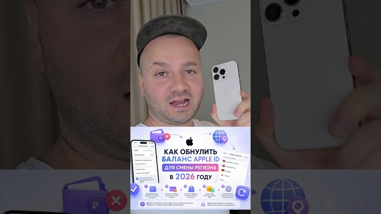Как обнулить баланс Apple ID и сменить регион App Store?  (Рабочий способ)