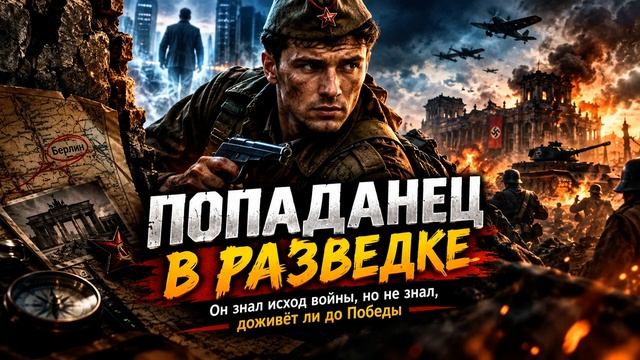 Аудиокнига полностью. Попаданцы. «Попаданец в разведке» Книга 1 из 2