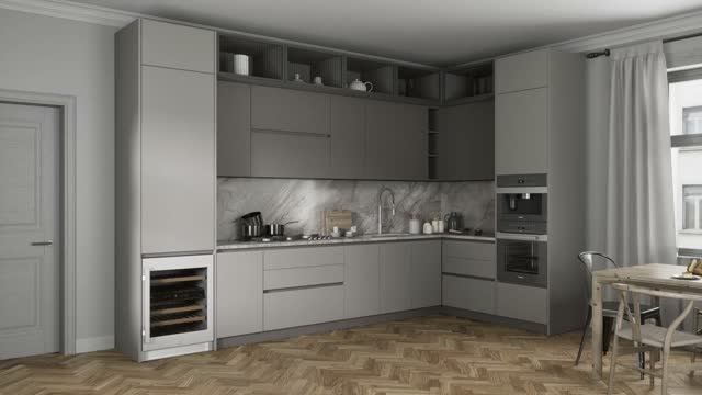 3D-анимация кухонного гарнитура