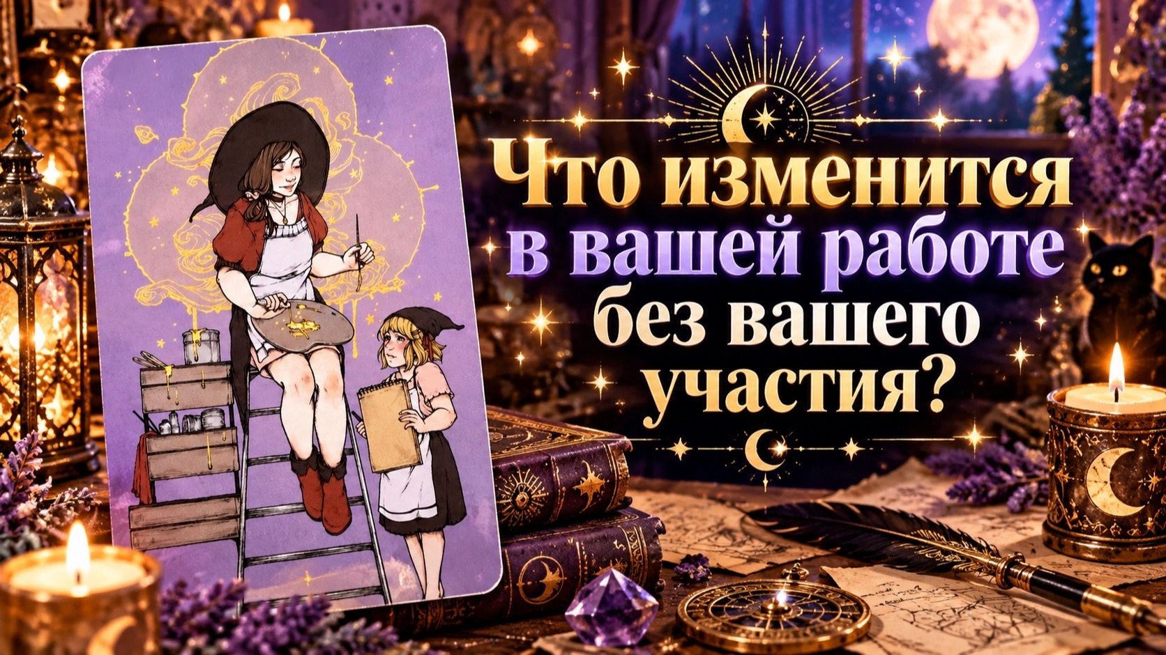 Что изменится в вашей работе без вашего участия? Гадание Tarot Cards расклад