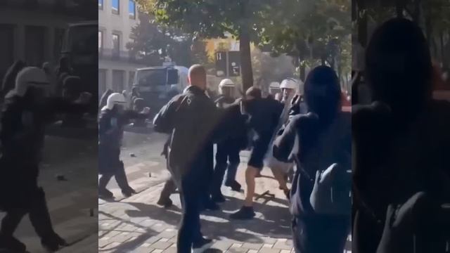 К погромам и грабежам в Европе присоединились цыгане.

Масштабные протесты студентов и школьников пе