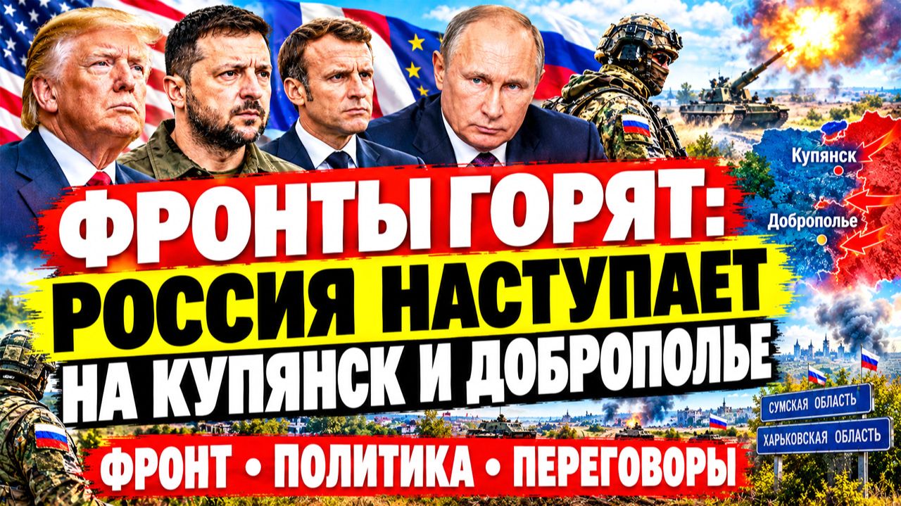 🔥 ФРОНТ ПРОРЫВАЕТСЯ! ДОБРОПОЛЬЕ ПОД УДАРОМ — КИЕВ СРОЧНО ИЩЕТ ПОДДЕРЖКУ США