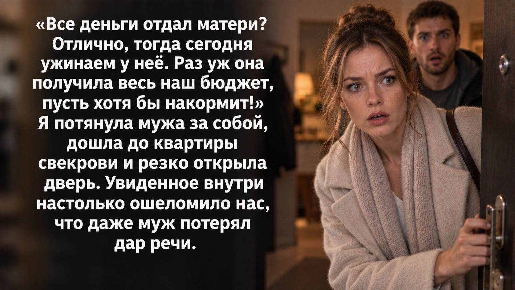 Истории из жизни | Муж отдал свекрови все накопления. Мы пришли к ней и замерли от увиденного...