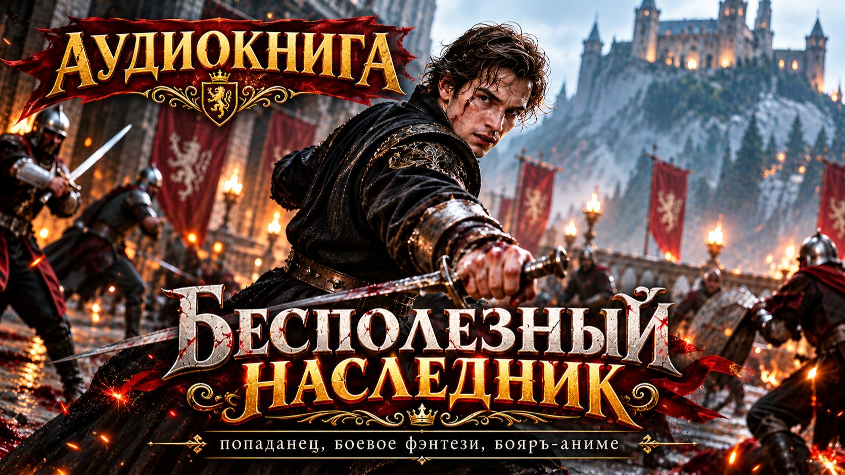 АУДИОКНИГА: БЕСПОЛЕЗНЫЙ НАСЛЕДНИК | БОЯРЬ АНИМЕ, ПОПАДАНЕЦ, БОЕВОЕ ФЭНТЕЗИ