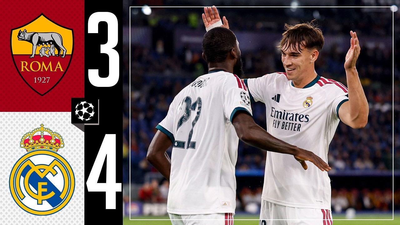 HIGHLIGHTS | Roma 3-4 Real Madrid | Champions League