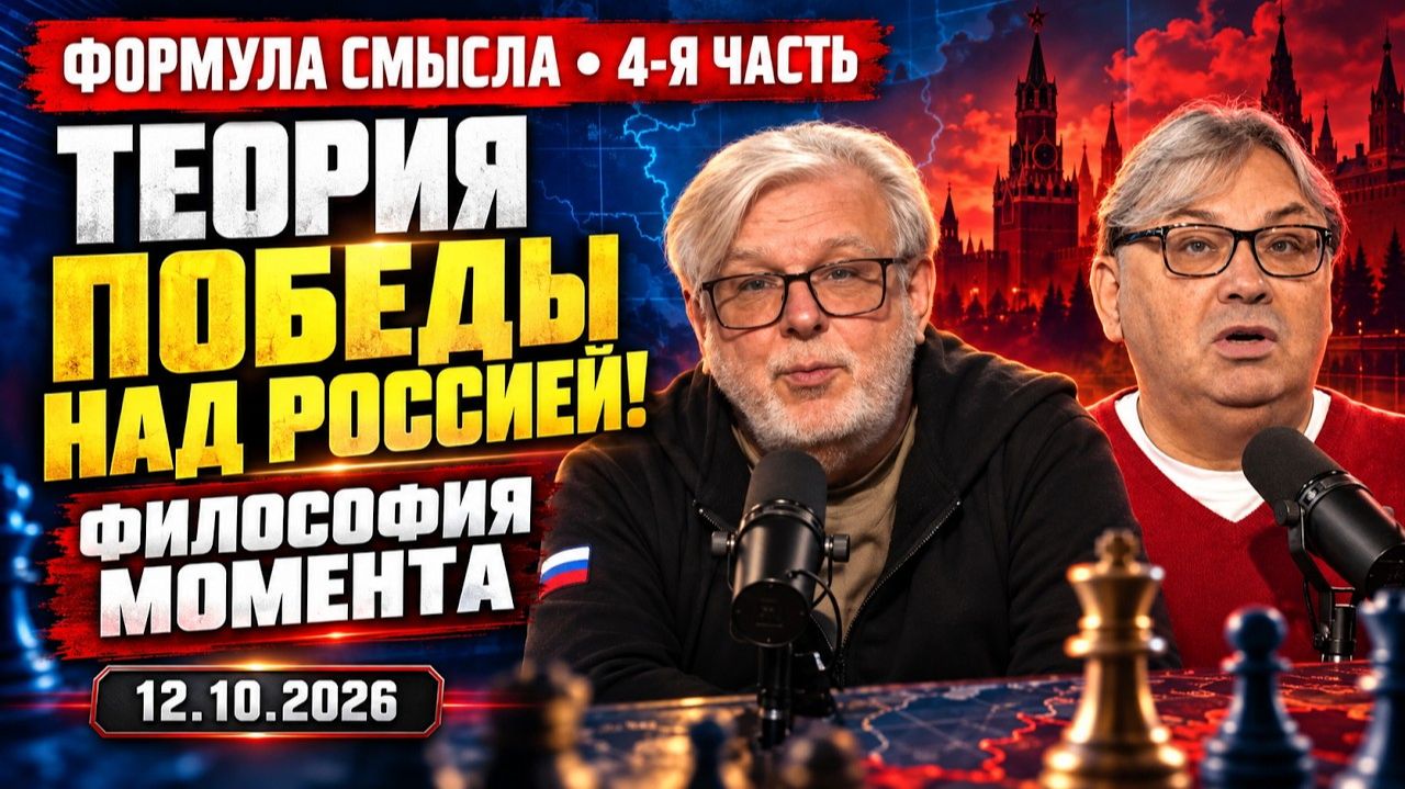 Теория победы над Россией! Философия момента. «Формула смысла», 4-я часть от 12.10.2026