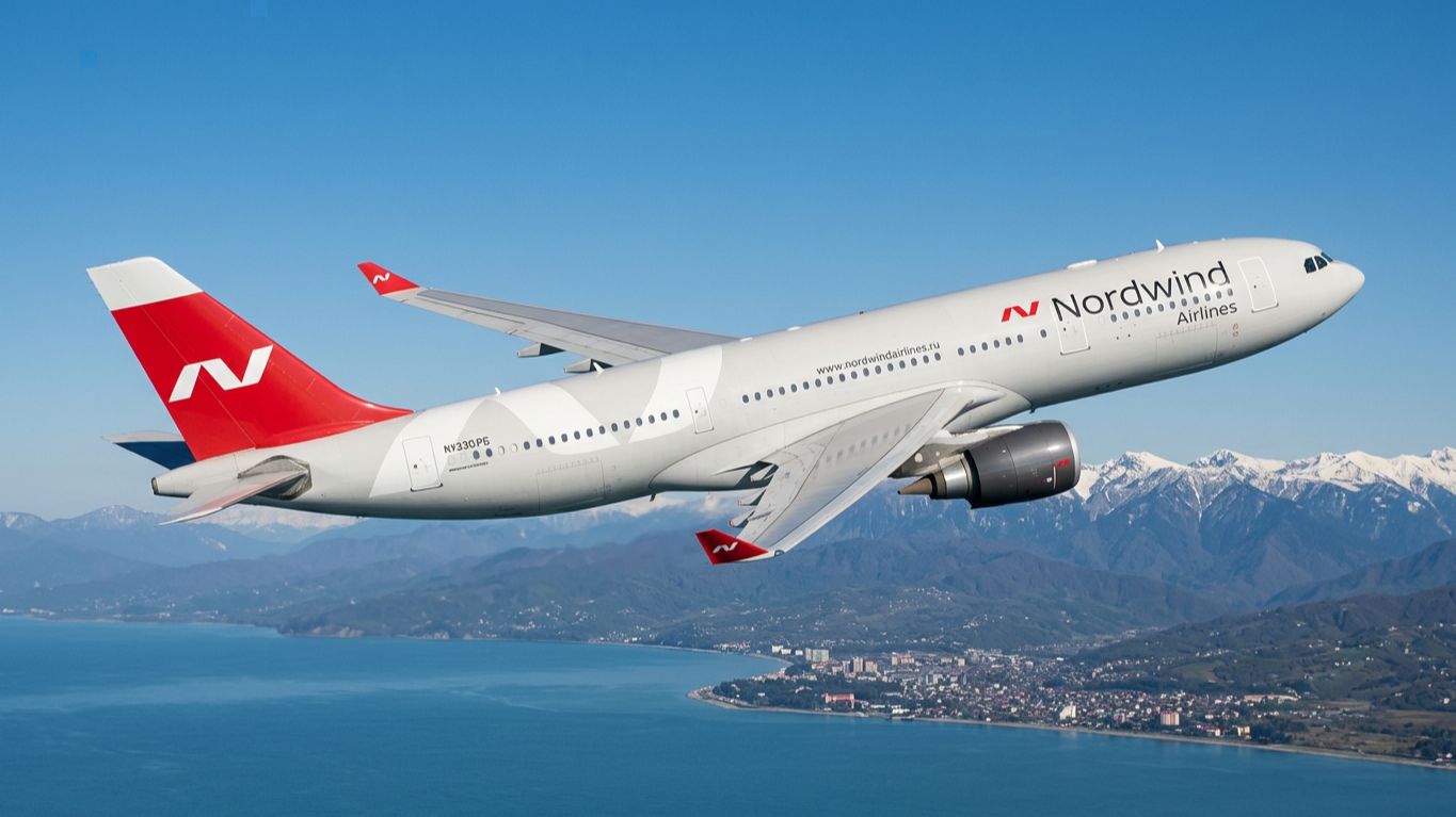 Airbus A330-200 а/к Nordwind Airlines | Рейс Москва – Сухум (Абхазия)