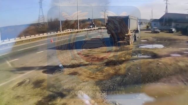 Момент смертельного ДТП на М-7 в Татарстане попал на видео