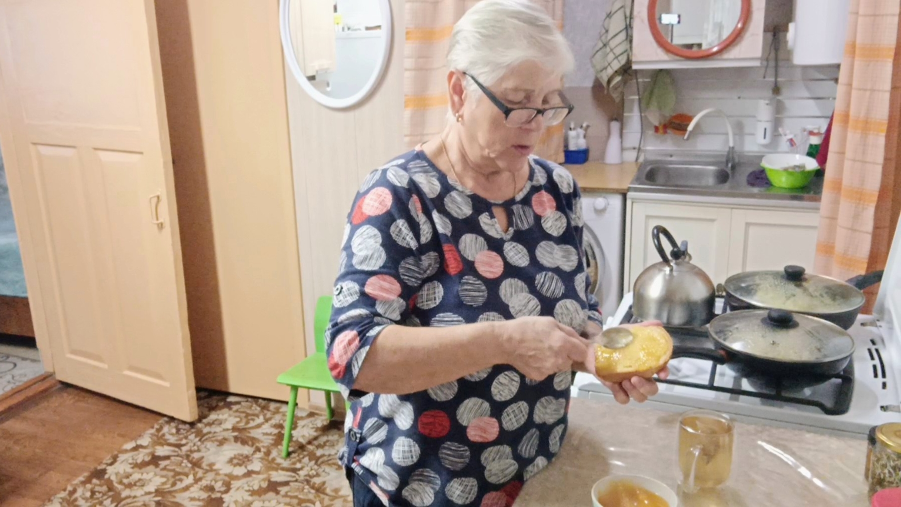 ⁣"Жизнь на пенсии".. Вкусный обед на скорую руку.